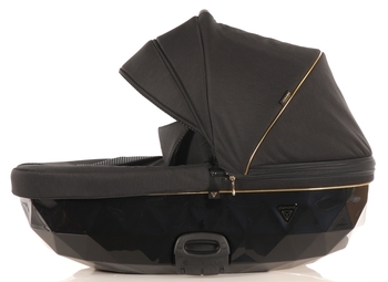 Універсальна коляска 2 в 1 Junama Diamond S-line 02, чорний з золотим (JD-SL-02) - Pampik - 13