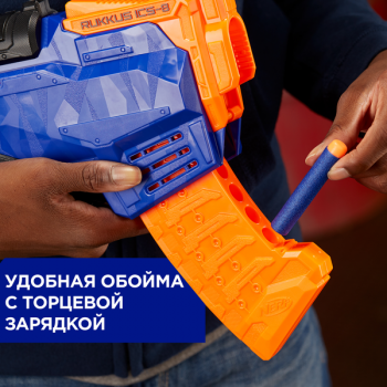 Бластер Hasbro Nerf N-Strike Elite Rukkus ICS 8 (E2654) - Pampik - 18