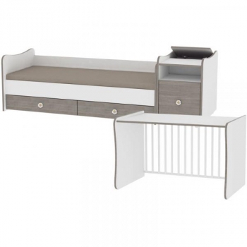 Ліжечко-трансформер Lorelli Trend Plus new, світло-сірий (20674) - Pampik - 2