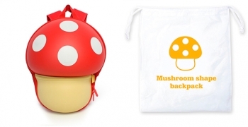 Рюкзак Supercute Грибочек, красный (SF025-a) - Pampik - 2