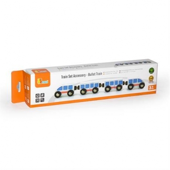 Ігровий набір до залізниці Viga Toys Експрес-поїзд (50818) - Pampik - 2