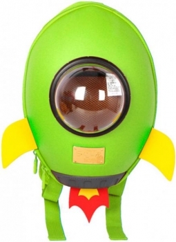 Рюкзак Supercute Ракета, зелений (SF038-b) - Pampik