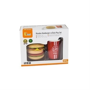 Ігровий набір Viga Toys Гамбургер і кола (51602) - Pampik - 3