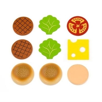 Ігровий набір Viga Toys Гамбургер і кола (51602) - Pampik - 2