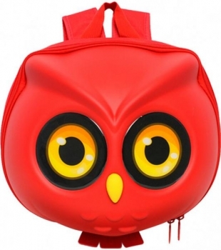 Рюкзак Supercute Сова, красный (SF040-a) - Pampik