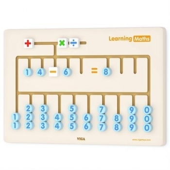 Настінна іграшка Viga Toys Арифметика (50675) - Pampik