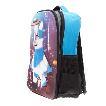 Рюкзак 3D Bag Самолет, черный с голубым (3DHM283) - Pampik - 4