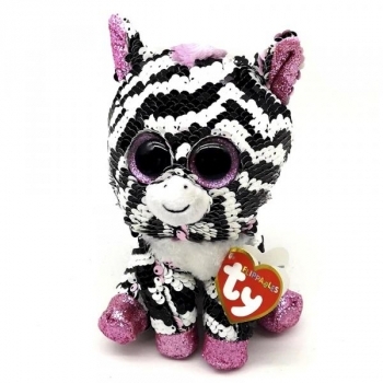 М'яка іграшка TY Flippables Зебра Zoey, 15 см (36672) - Pampik