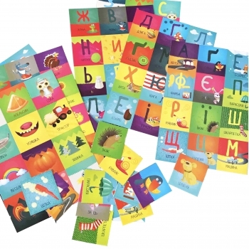 Лото Kidsori Азбука в картинках, український (OLS-19-102) - Pampik - 3