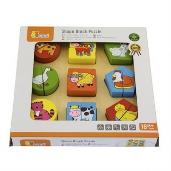 Пазл Viga Toys Форми Тваринний світ (59585) - Pampik - 2