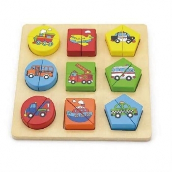 Пазл Viga Toys Форми Транспорт (59586) - Pampik