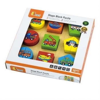 Пазл Viga Toys Форми Транспорт (59586) - Pampik - 2