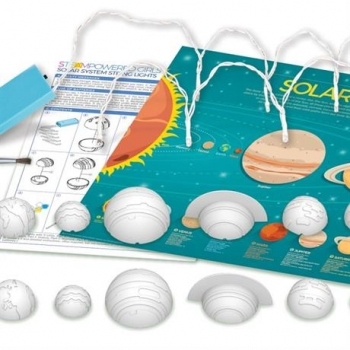 Набор для творчества 4M Гирлянда Солнечная система (00-04905) - Pampik - 2