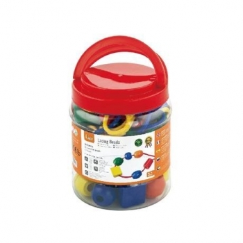 Шнурівка Viga Toys Намисто, 30 шт. (58466) - Pampik