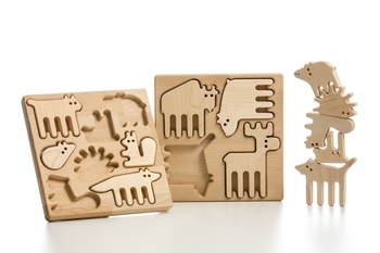 Настільна гра Lislis toys Лісові звірі в підставках з книгою (02 ЛЗ 0003) - Pampik - 4