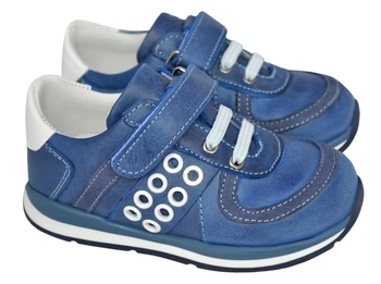 Кроссовки Perlina 53GOLKOJA, кожа, р.27, голубой (874722473) - Pampik - 4