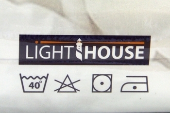 Простыня LightHouse, трикотажная на резинке, 200х90 см, молочный (46425) - Pampik - 6