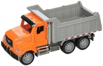 Машинка Driven Micro Самоскид, білий з помаранчевим (WH1006Z) - Pampik