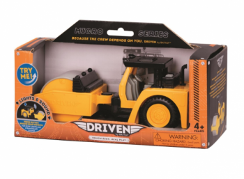 Машинка Driven Micro Каток, жовтий з чорним (WH1015Z) - Pampik - 4