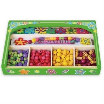 Набір для творчості Viga Toys Намисто Квіти (52730) - Pampik