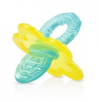 Силіконовий прорізувач Nuby Chewbies (6826yllwbluflwr) - Pampik