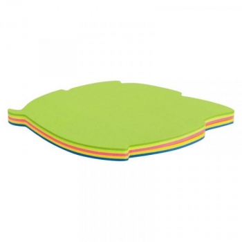 Стікери з клейким шаром Axent Листок, 70х70 мм, 50 листів (2443-02-A) - Pampik - 2