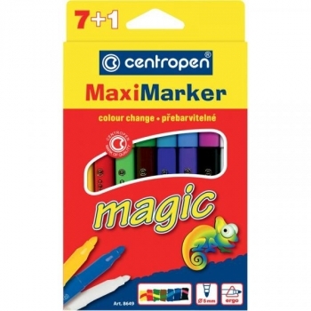 Фломастери Centropen Magic Maxi, 8 шт. (8649/08) - Pampik
