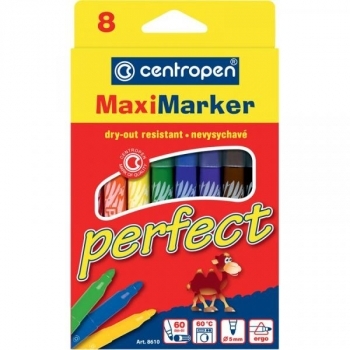 Фломастеры Centropen Perfect Maxi, 8 шт. (8610/08) - Pampik