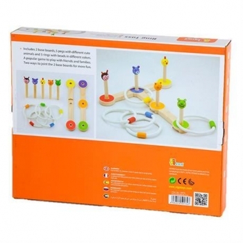 Ігровий набір Viga Toys Кинь кільце (50174) - Pampik - 4