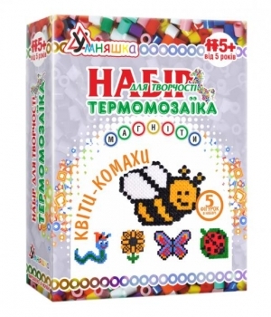Термомозаика Умняшка Цветы-насекомые (ТМ-002) - Pampik