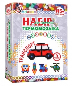 Термомозаика Умняшка Транспорт (ТМ-009) - Pampik
