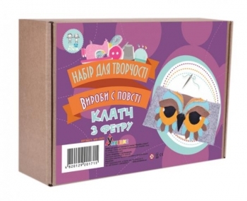 Набор для творчества Умняшка Изделия из фетра Клатч (ИФ-001) - Pampik