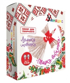 Набор для творчества Умняшка Кукла-мотанка Птичка-веснушка (НС-003) - Pampik