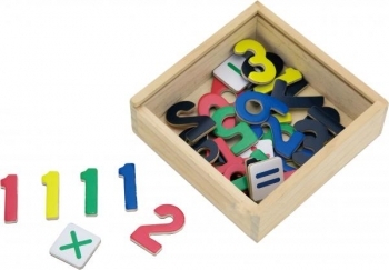 Набір магнітів Viga Toys Цифри (50325) - Pampik