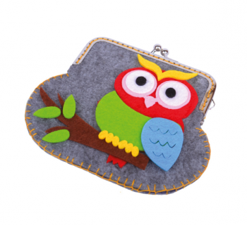 Набор для творчества Умняшка Изделия из фетра Кошелек на фермуаре (ИФ-004) - Pampik - 2