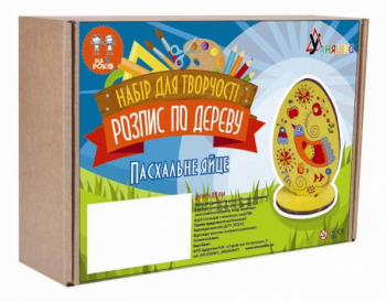 Набір для творчості Умняшка Розпис акриловими фарбами Яйце Великоднє (РД-004) - Pampik