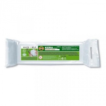 Пластилін Koh-i-Noor Keraplast, 130 г, білий (131696) - Pampik