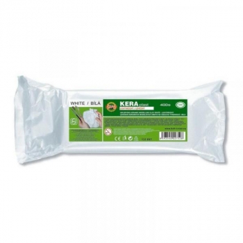 Пластилін Koh-i-Noor Keraplast, 400 г, білий (131697) - Pampik