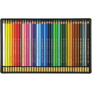 Набір акварельних олівців в металевій коробці Koh-i-Noor Mondeluz, 36 шт. (3725) - Pampik - 2