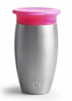 Чашка-непроливайка Munchkin Miracle 360, 296 мл, рожевий (012370.02) - Pampik