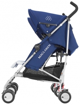 Прогулянкова коляска для двійні Maclaren Twin Triumph Blue/Silver (WM1Y120042) - Pampik - 4