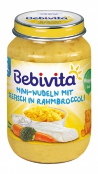 

Пюре Bebivita Мини-лапша с морской рыбой и овощами, 190 г (срок годности до 31.05.2020)