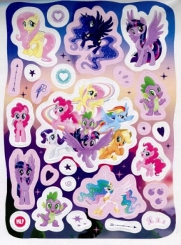 Наліпки My Little Pony, 100 шт., укр. мова (120674) - Pampik - 3