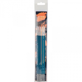 Набор кисточек в пенале Kite №1, №2, №3, №4 и №5, пони, 5 шт. (K18-345) - Pampik