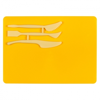 Набір для ліплення Kite, дошка і 3 стека, жовтий (K17-1140-08) - Pampik - 2