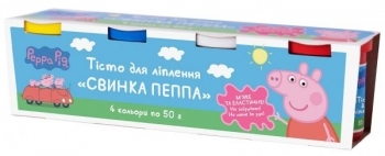 Тесто для лепки Peppa Pig, 4 баночки (120810) - Pampik