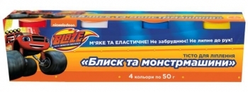 Тісто для ліплення Blaze and the Monster Machines, 4 баночки (120808) - Pampik