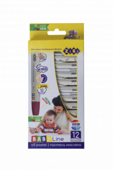 Пастель олійна ZiBi Jumbo Baby Line, 12 шт. (ZB.2490) - Pampik