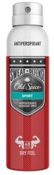 

Аэрозольный дезодорант-антиперспирант Old Spice Sweat Defense Sport, 150 мл