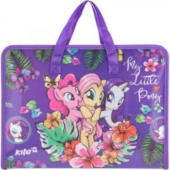 

Пластиковый портфель на молнии A4 Kite My Little Pony, фиолетовый (LP17-202-01